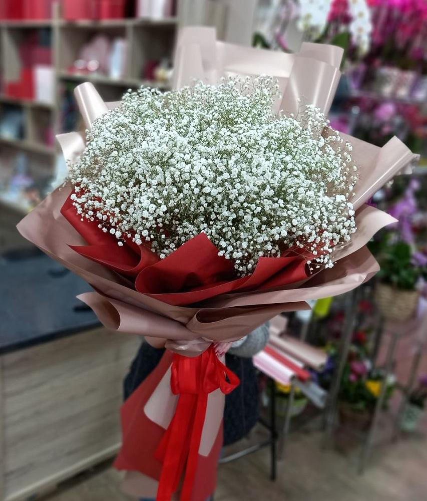 Букет Белые хлопья в Калачеевском Букет цветов из: Гипсофила в Калачеевском