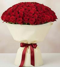 Букет 101 Красная роза Милано в Калачеевском