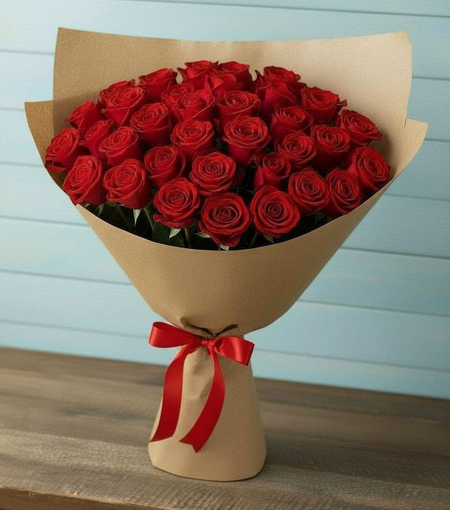 Букет Красные розы Милано в Калачеевском