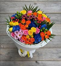 Букет цветов из:  Розы и Хризантемы в Калачеевском