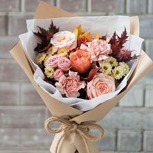 Букет цветов из:  Гвоздики, Хризантемы и Розы #REPLACE_PRED# Калачеевском