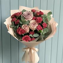 Букет цветов из:  Гвоздики и Розы #REPLACE_PRED# Калачеевском