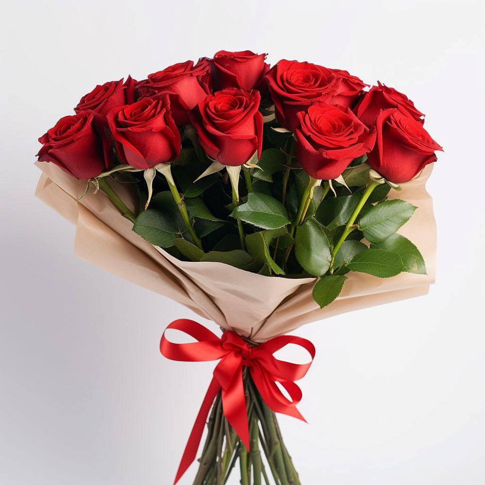Букет 11 Красных роз Эдлесс Лав в Калачеевском